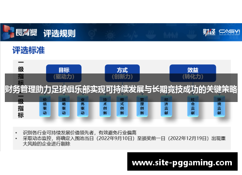 财务管理助力足球俱乐部实现可持续发展与长期竞技成功的关键策略
